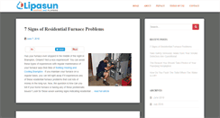 Desktop Screenshot of lipasun.com